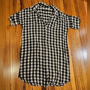 Madewell Checkered Dress XS